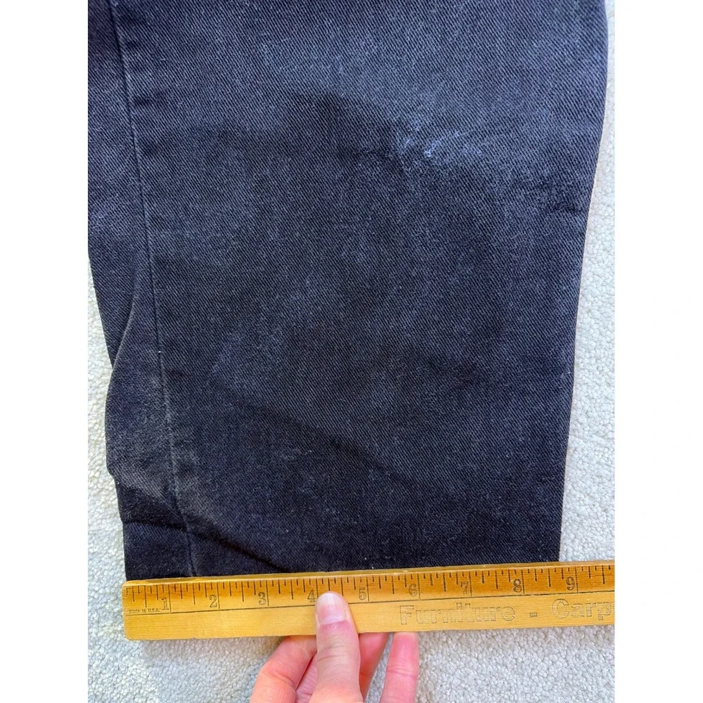 Vintage Levi's 505 Regular Fit Straight Leg Jeans Mens 36x30 Black Denim Y2K '01